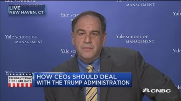 Trump is being 'misadvised' by a small group of advisors: Jeff Sonnenfeld