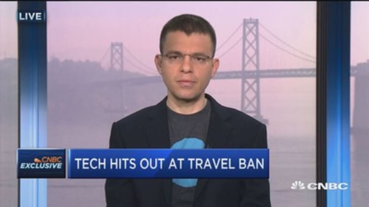Levchin: Policy says the land of opportunity is closing its door