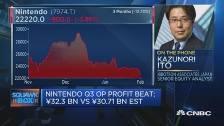 Silver lining for Nintendo earnings