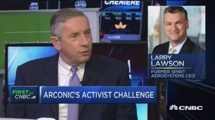Arconic CEO: Board stands behind me