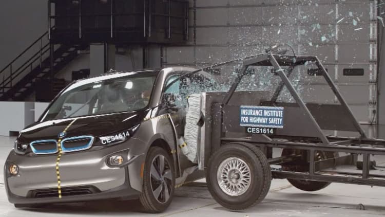 Tesla and BMW fall short in electric vehicle crash tests