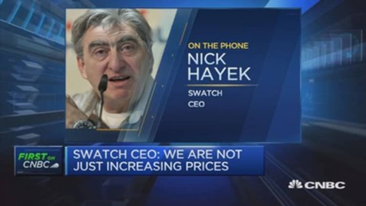 I focus on 2-4 year period, not next 3 months: Swatch CEO