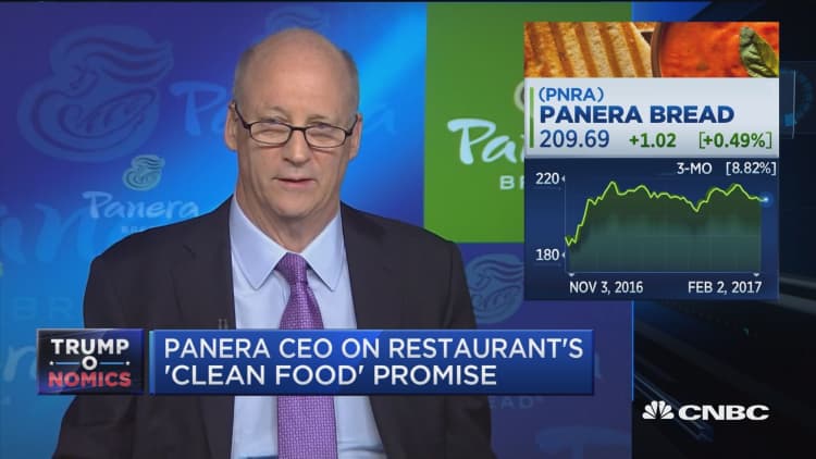 Panera CEO: Our menu is 100% clean today