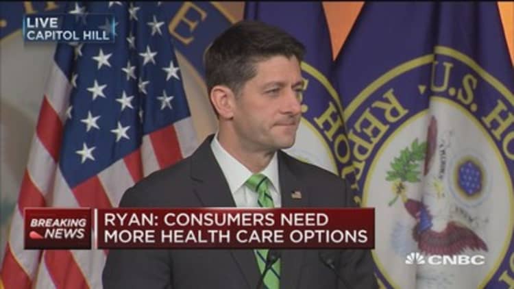 Paul Ryan: Consumers need more health care options