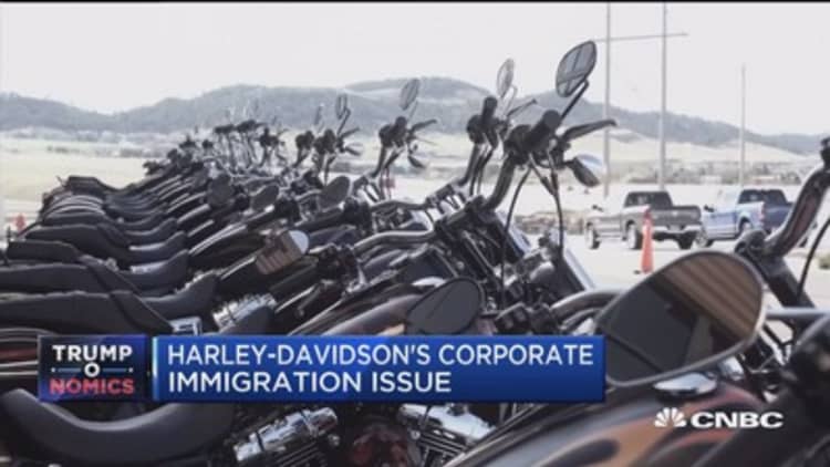 Harley-Davidson's corporate immigration issue