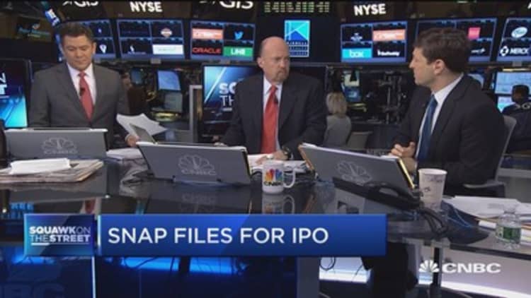 Cramer: I was not blown away by Snap's numbers