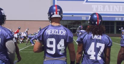 A new blood test changed the life of this New York Giants player