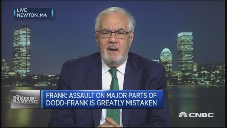 Barney Frank talks Dodd-Frank's effects