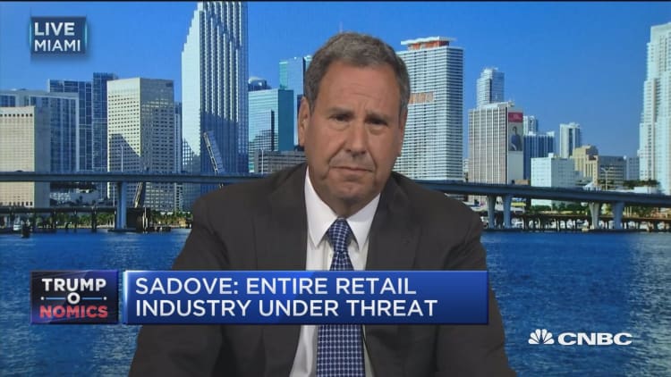 Border tax an 'existential threat' to retailers: Sadove