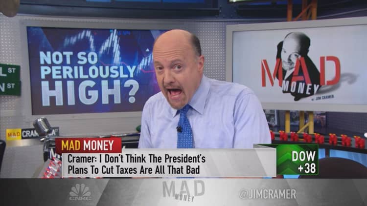 Cramer says the stock market’s new-highs have nothing to do with trump