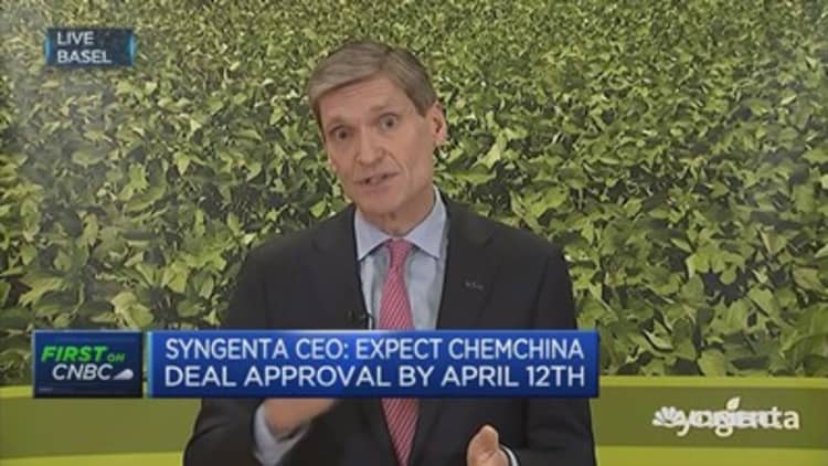 Crop prices are a key issue: Syngenta CEO 