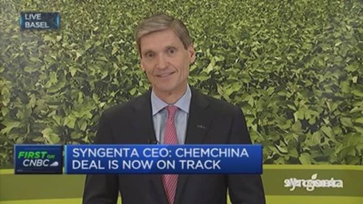 We have regular interactions with ChemChina: Syngenta CEO 