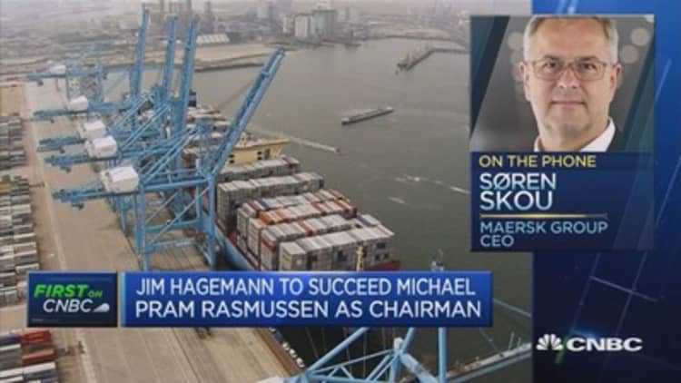 Look forward to working with Jim Snabe: Maersk CEO
