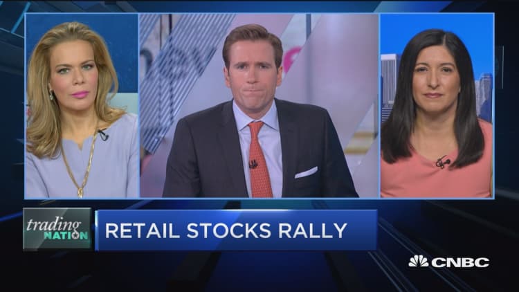 Trading Nation: Retail stocks rally