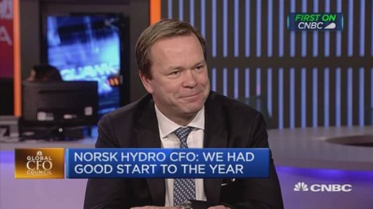 We need predictable conditions to invest: Norsk Hydro CFO 
