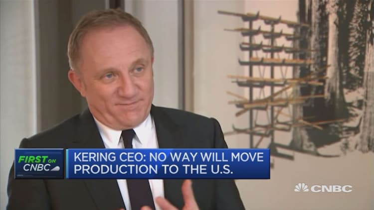 Will be able to offset any US import duties: Kering CEO 