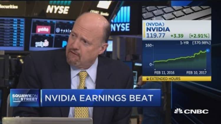 Cramer: Nvidia's earnings were 'frighteningly positive'