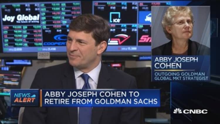 Abby Joseph Cohen to retire from Goldman Sachs