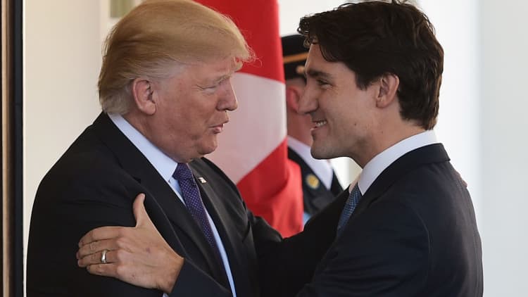 With Trudeau in DC, Canada could be Trump's next tax target