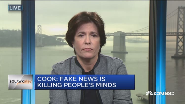 Cook: Fake news is killing people's minds