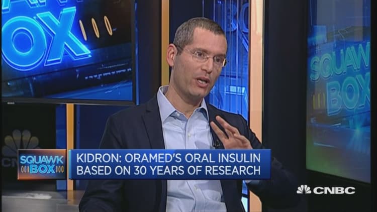 Oral insulin to be a game changer: Oramed CEO