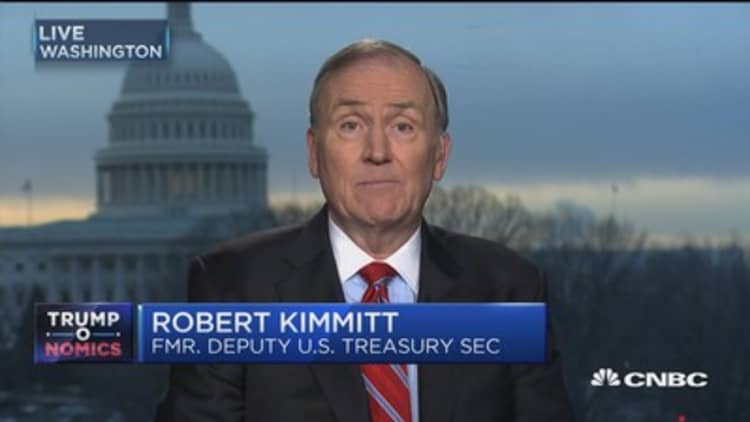 Kimmitt: Treasury Department has the most consequential agenda