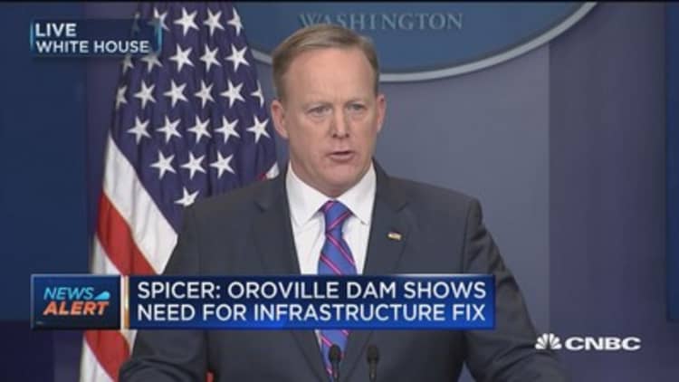 Spicer: Oroville Dam shows need for infrastructure fix