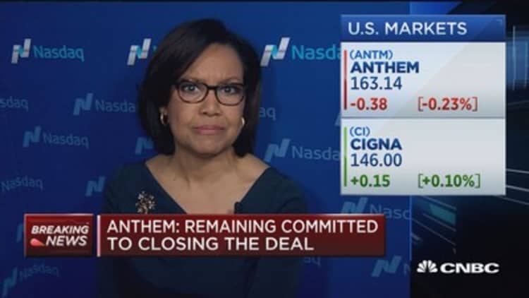Anthem: Committed to closing the deal