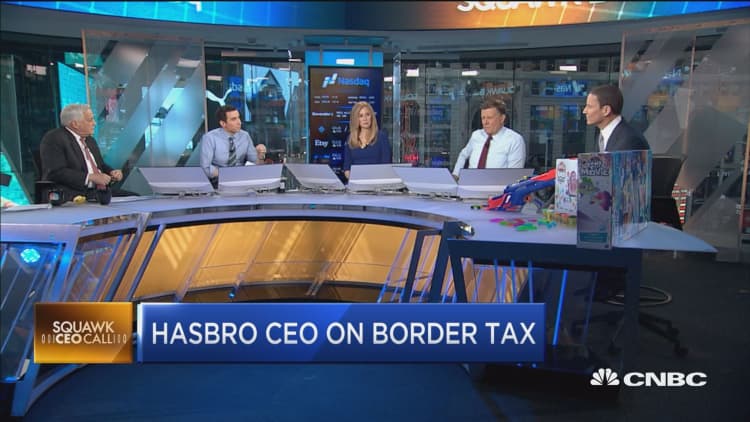 Hasbro CEO: We need to think holistically about border tax 