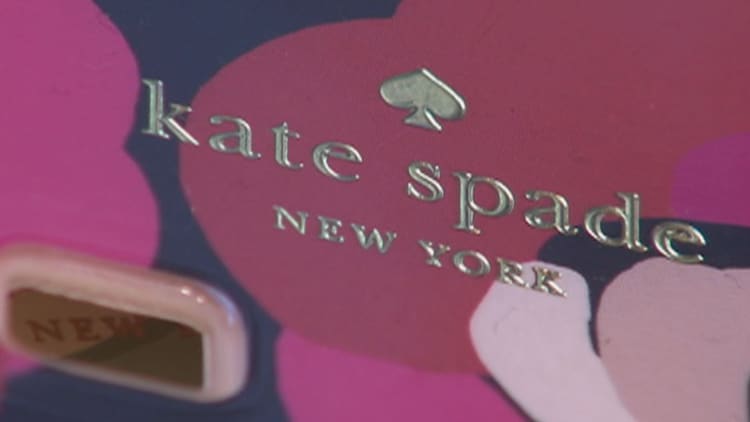 Kate Spade stock jumps on takeover talk 