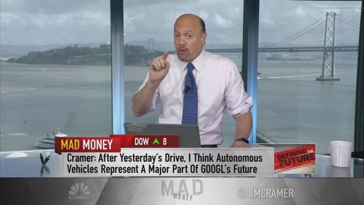 Cramer: I was a skeptic on driverless cars...until yesterday