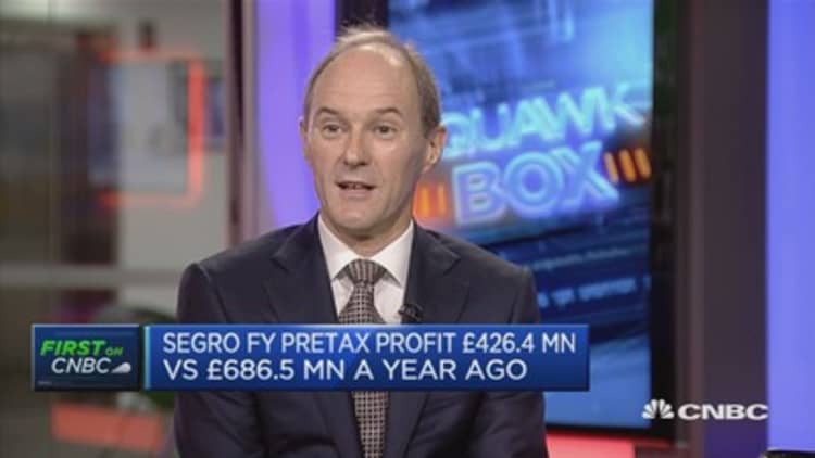 SEGRO CEO: Business is going remarkably well 