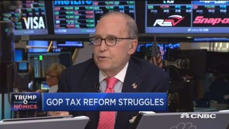 Get business tax cut into first reconciliation package: Kudlow