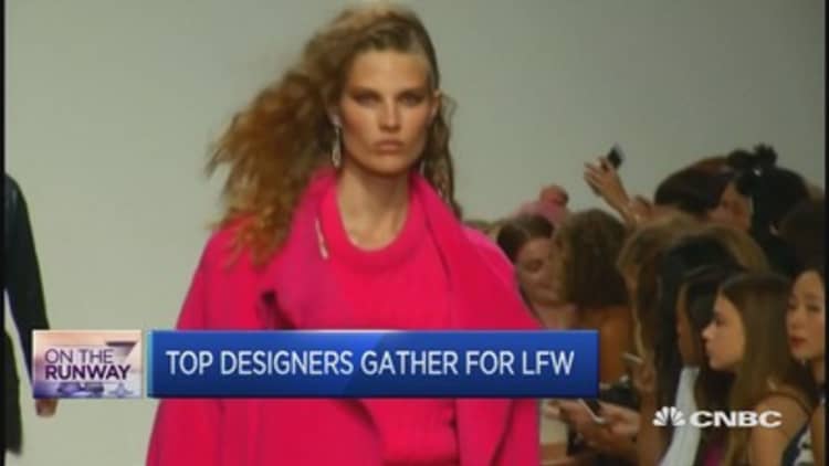 Top designers gather for London fashion week