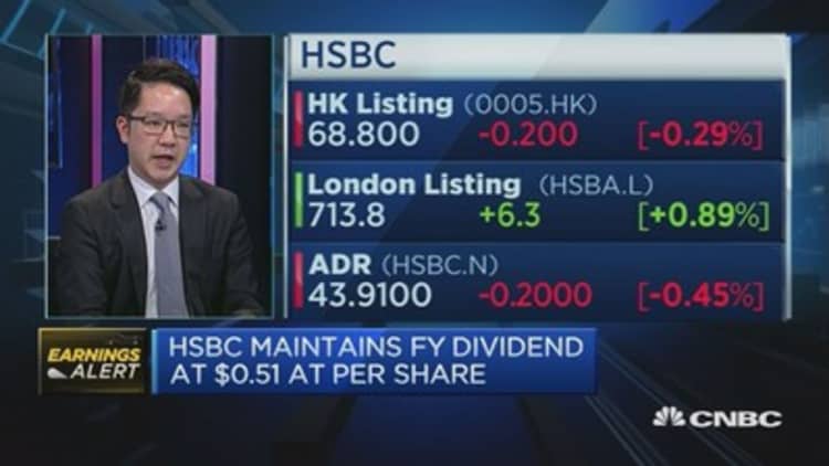 'Something behind the scenes' at HSBC?