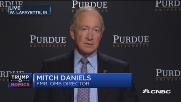Paying for tax reform: Mitch Daniels