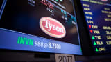 Tyson Foods signage is displayed on the floor of the New York Stock Exchange on Monday, Nov. 21, 2016.