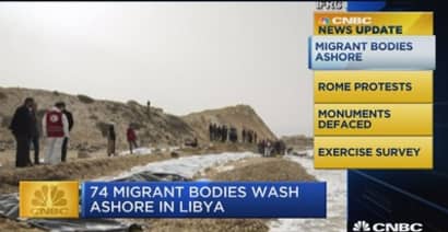 CNBC update: Migrant bodies ashore