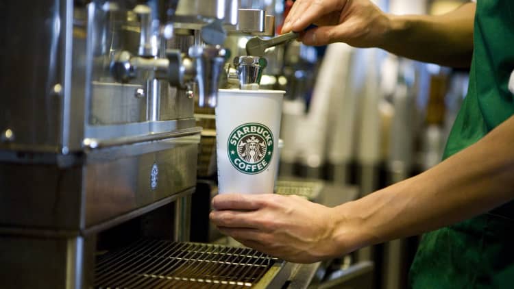 Starbucks drops on revenue miss