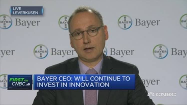 Bayer CEO: We price drugs in line with innovation potential 