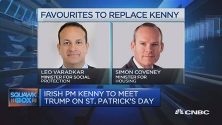 Irish PM Kenny to meet Trump on St. Patrick's Day