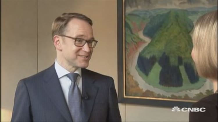 Want for ECB to be less accommodative than it is: Bundesbank president