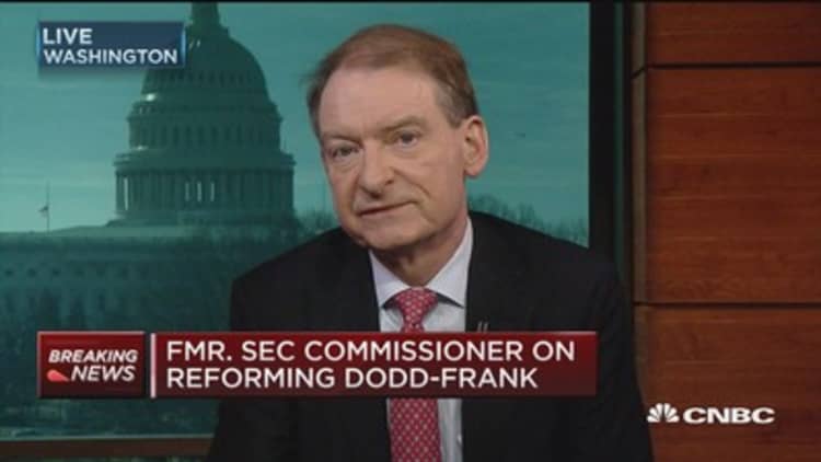 Atkins: Dodd-Frank a 'regulatory downer' for economy