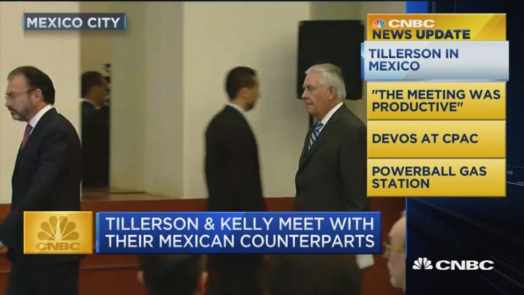 CNBC Update: Tillerson & Kelly meet with Mexican counterparts