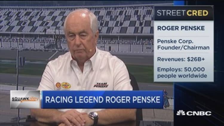 Racing legend Penske on NASCAR, Trump