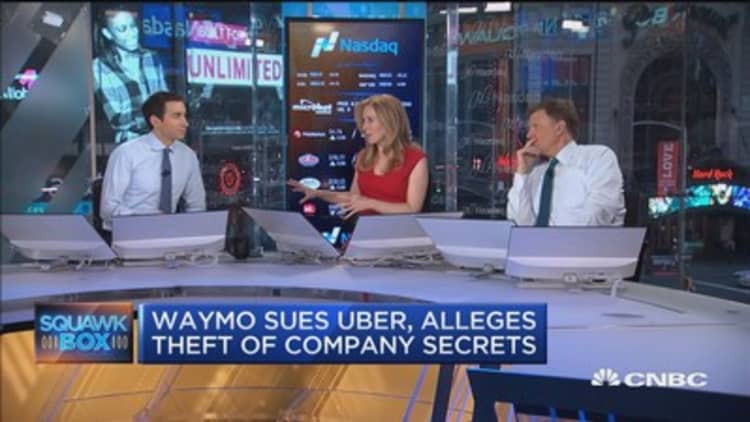 Waymo sues Uber over self-driving car designs