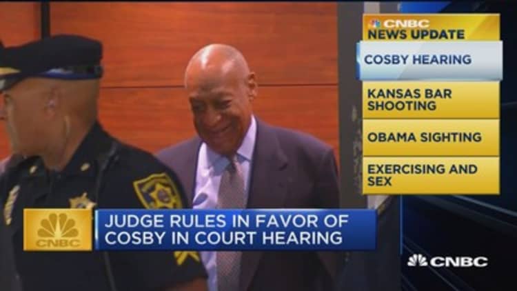 CNBC Update: Victory for Cosby in court hearing