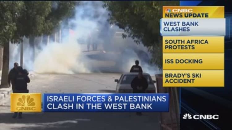 CNBC Update: Clashes in the West Bank
