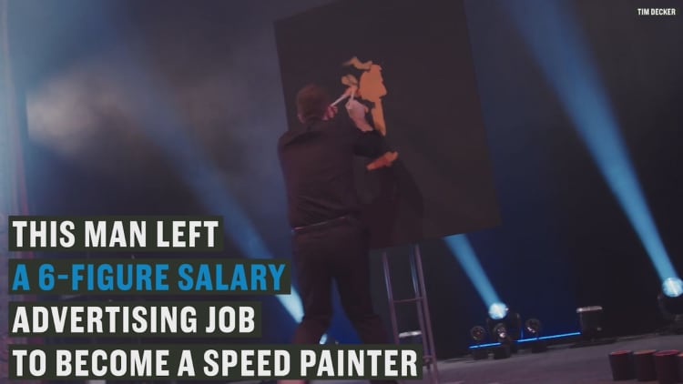 This man quit his 6-figure job to become a speed painter