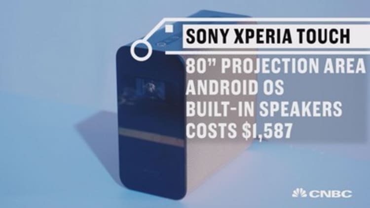 Sony projector turns any surface into a touchscreen